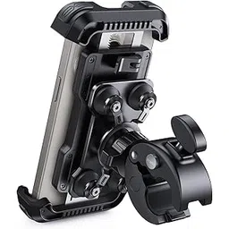 Mastyle® Motorcycle Phone Mount Holder - [Dual Vibration Dampener] [Anti Shake] Motorcycle Cell Phone Holder, Upgrade Bike Phone Mount, Fit iPhone 15/14/ 13 Pro Max, More 4.7-6.7" Phones-picture-27