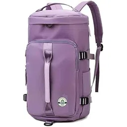 match made - the storage boutique Match Made Nylon 25 Cms Small Imported Lightweight Waterproof Duffle Bag, Rucksack Travel Bag, Backpack Carry Luggage (Gym_Purple)-picture-22
