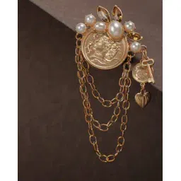 matchitt Pearl Layered Chain Brooch-picture-51