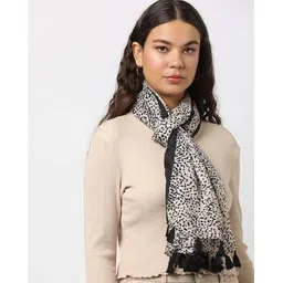 matchitt Women Printed Scarf with Tassels-picture-41