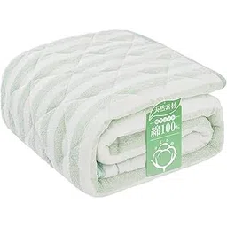 Matdeco Bedding Pad, Queen, 100% Cotton, Natural Material, Terry Cloth (Teijin) Mighty Top Filling, Antibacterial, Odor-Resistant, Dust Mite-Resistant Treatment, Moisture Absorption, Quick Drying, For-picture-23