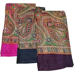 Maternity Head Scarf for Women After Delivery | 26x26 Cotton Satin Square Scarves for Girls & Ladies | Printed Hair, Neck, Ear Muffler Stole (Multicolor, Design May Vary)-picture-42