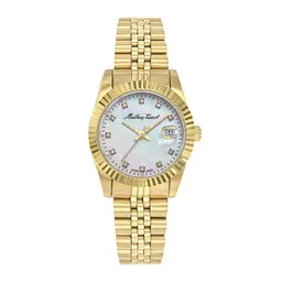 Mathey-Tissot Women Swiss Made Quartz Analog White Dial Watch D910PI-picture-42
