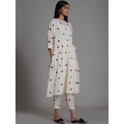 MATI Women Checked Comfort High-Rise Culottes Trousers-picture-36