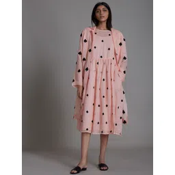 MATI Women Geometric Longline Tailored Jacket-picture-13