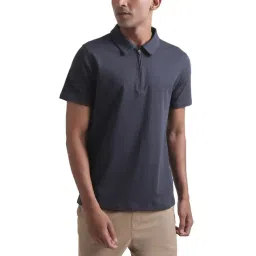 Matinique Navy Blue Cotton Regular Fit Polo T-Shirt-picture-33