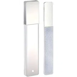 Matra Crystal Glass Nail Filer Double Sided Transparent Shaper Buffer Shiner Polisher Files Manicure Pedicure Tool File with Carry Case for Fingernails Toenails for Gift and Travel for Women and Men-picture-26