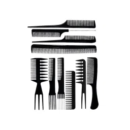 Matra Hair Comb Set Of 10 Multipurpose Professional Combs Hairdressing Salon Kit-picture-11