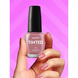 MATRA Quick Dry & No Chip Long Lasting Tinted Nail Lacquer 15 ml - Mystic Mauve-picture-14