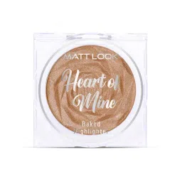 Matt Look Heart of Mine Baked Highlighter 02 Queen's Glow - 8 gm-picture-29