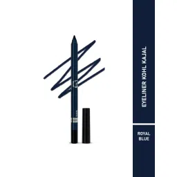 Matt Look Single Stroke Super Glide Eyeliner Kohl Kajal Royal Blue - 1.3 gm-picture-19