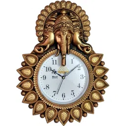 mauli Analog 33 cm X 24 cm Wall Clock-picture-18