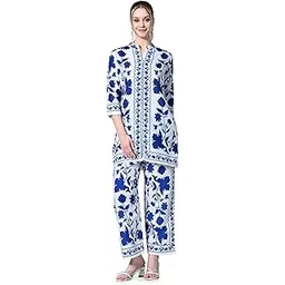 maurya Women Co Ord Set for Women | Linen Co Ord Set for Women Stylish | Printed Festive Co Ord Set for Women | Travel Co Ord Set for Women | 3/4 Sleeve Co-ord Set (CORD GP 24)-picture-26