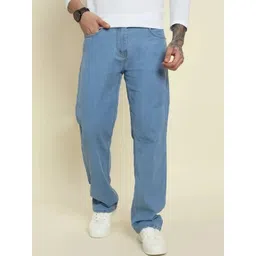 MaverIQ Men Classic Mid-Rise Slouchy Fit Stretchable Jeans-picture-16