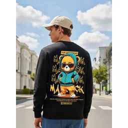 MaverIQ Men Graphic Printed Pullover Sweatshirt-picture-10