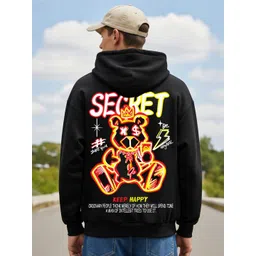 MaverIQ Men Printed Hooded Neck Full Sleeve Hoodie-picture-15