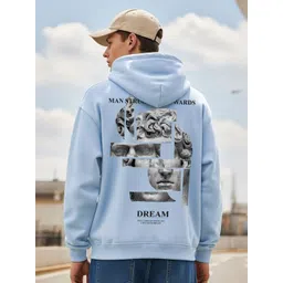 MaverIQ Men Printed Hooded Pullover Sweatshirt-picture-11