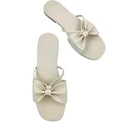 mavtha Women’s Flat Toe Ring Sandals – Stylish Ruched Strap Design for Daily & Casual Wear-picture-12