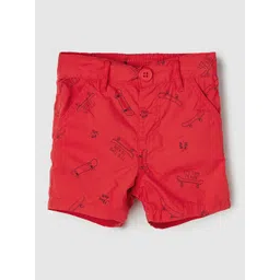 max Boys Conversational Printed Pure Cotton Shorts-picture-15