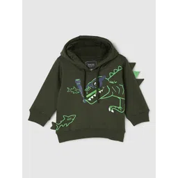 max Boys Graphic Printed Hooded Long Sleeves Pullover Sweatshirt-picture-38