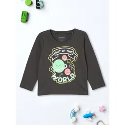 max Boys Graphic Printed Round Neck Cotton T-shirt-picture-31