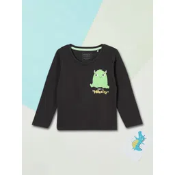 max Boys Graphic Printed Round Neck Cotton T-shirt-picture-25