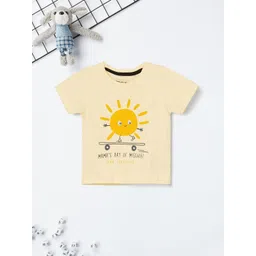 max Boys Graphic Printed Round Neck Cotton T-shirt-picture-37