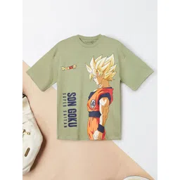 max Boys Graphic Printed Round Neck Cotton T-shirt-picture-32