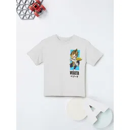 max Boys Graphic Printed Round Neck Pure Cotton Regular Fit T-shirt-picture-55