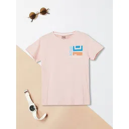 max Boys Graphic Printed Round Neck Short Sleeves Cotton T-shirt-picture-29