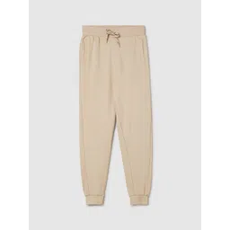 max Boys Mid-Rise Pure Cotton Joggers image 1