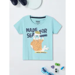 max Boys Printed Applique T-shirt-picture-40