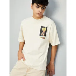 max Boys Printed Drop-Shoulder Sleeves Pockets T-shirt-picture-40