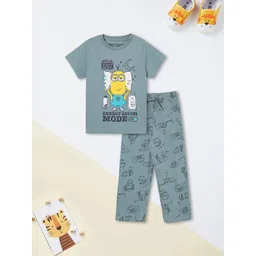 max Boys Printed Night suit image 1