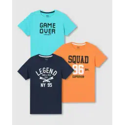 max Boys Printed T-shirt - Pack of 3-picture-11