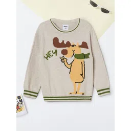 max Boys Self Design Pure Cotton Sweater-picture-15