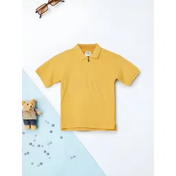 max Boys Solid Polo Collar T-shirt-picture-25