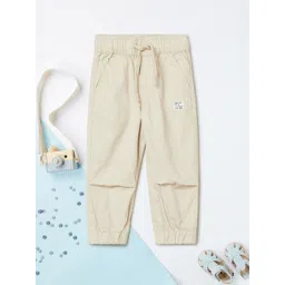 max Boys Solid Regular Fit Mid Rise Joggers Trousers-picture-11