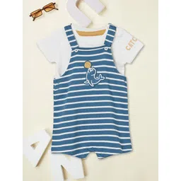 max Boys Striped Pure Cotton Clothing Set-picture-13
