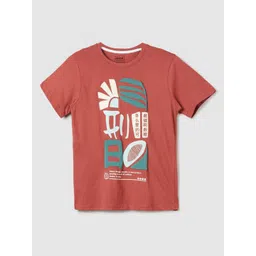 max Boys Typography Printed Applique T-shirt-picture-42