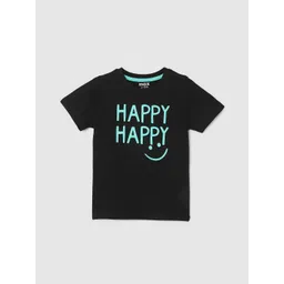 max Boys Typography Printed Pure Cotton T-shirt-picture-13