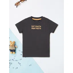 max Boys Typography Printed Pure Cotton T-shirt-picture-16