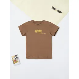 max Boys Typography Printed Pure Cotton T-shirt-picture-40