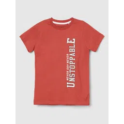 max Boys Typography Printed Round Neck Cotton T-shirt-picture-15