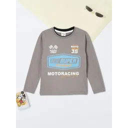 max Boys Typography Printed V-Neck Cotton T-Shirt-picture-25