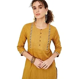 max Cotton Women's Regular A-Line Flared Kurta-picture-38