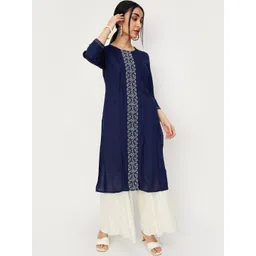 Max Ethnic motif embroidered Kurta image 1