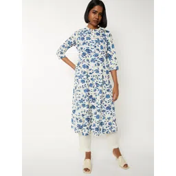 max Floral Printed Mandarin Collar A-Line Kurta With Trouser-picture-20