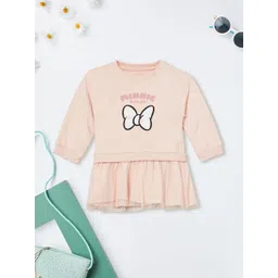 max Girls Embroidered Long Sleeves Pure Cotton Sweatshirt With Skirt-picture-52