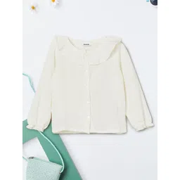 max Girls Henley Neck Extended Sleeves Pure Cotton Regular Fit T-shirt-picture-24